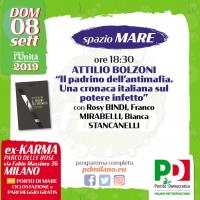 Presentazione del libro sulle mafie alla Festa PD a Milano