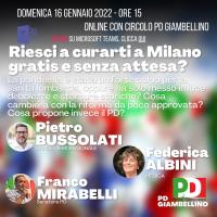 Videoconferenza "Riesci a curarti a Milano gratis e senza attesa?" - con PD del Giambellino
